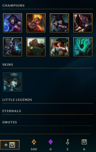 Unopened Loot Smurf, Handleveled LOL Accounts