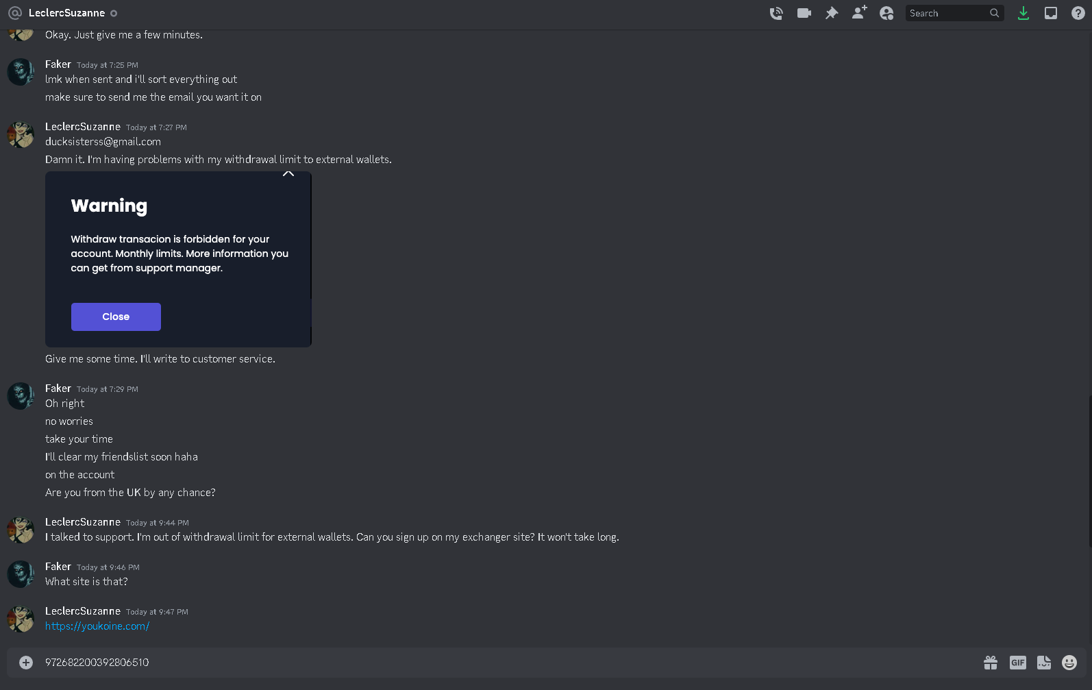 Is this reportable? – Discord