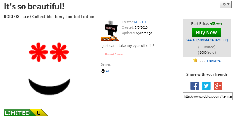 All Limited Roblox Items From Cheapest