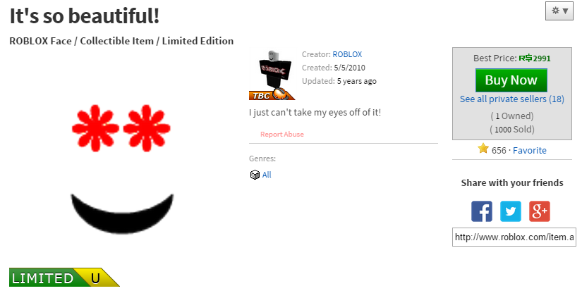 Roblox Limited Items For Sale